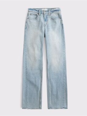 Abercrombie & Fitch 90s Relaxed High-Rise Straight Leg Jeans
